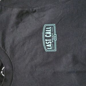 Last call size small black tee
